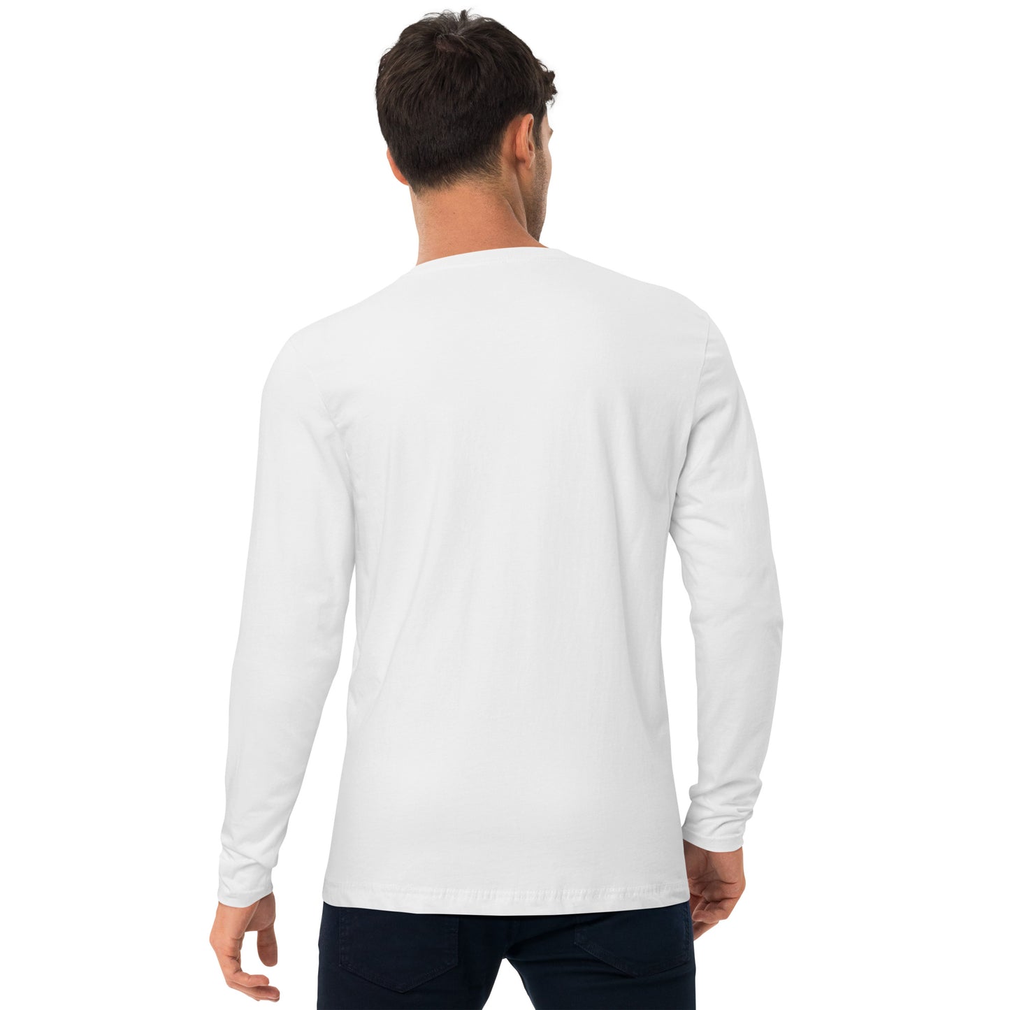 Funny Pilot Long Sleeve Fitted Crew