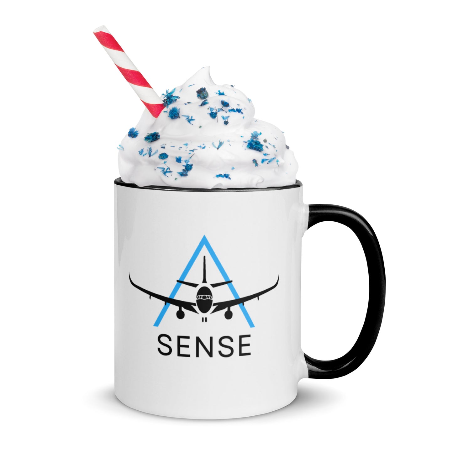 Plane Sense Coffee Mug with Color Inside