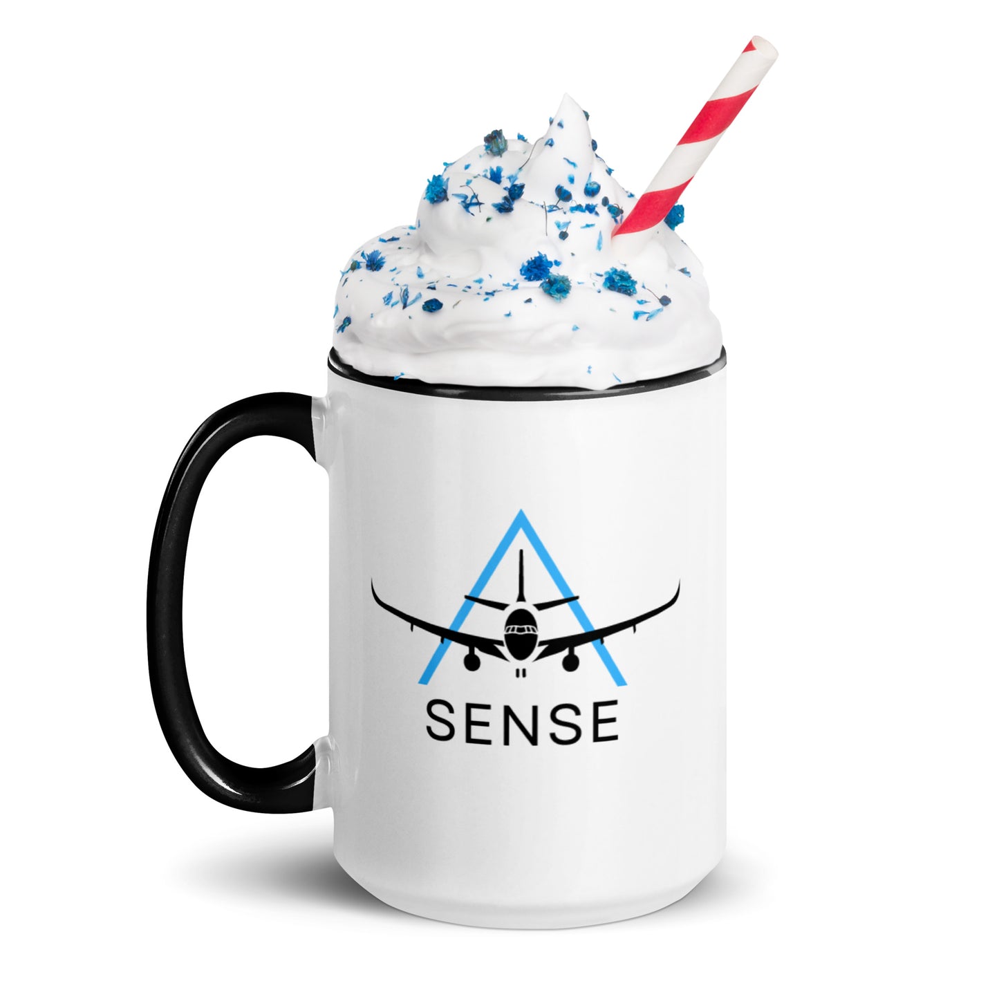 Plane Sense Coffee Mug with Color Inside