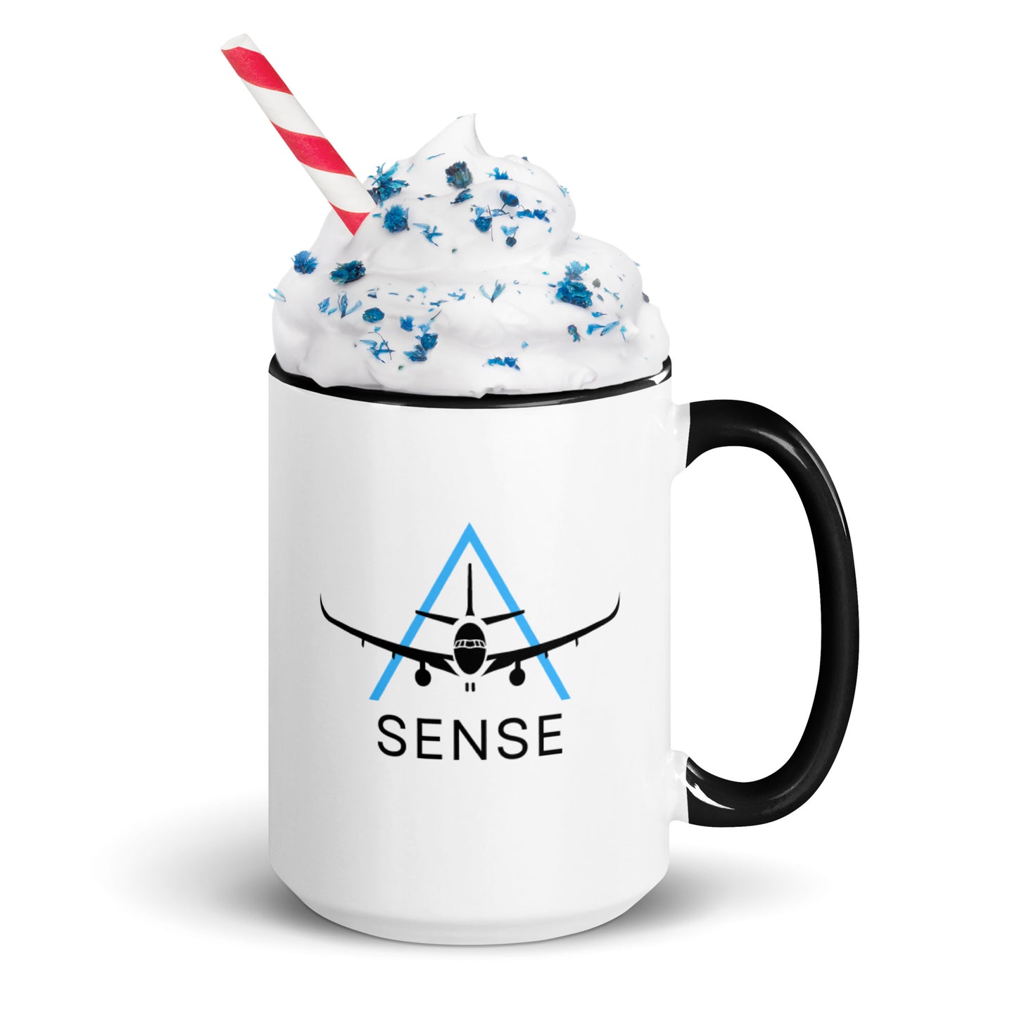 Plane Sense Coffee Mug with Color Inside