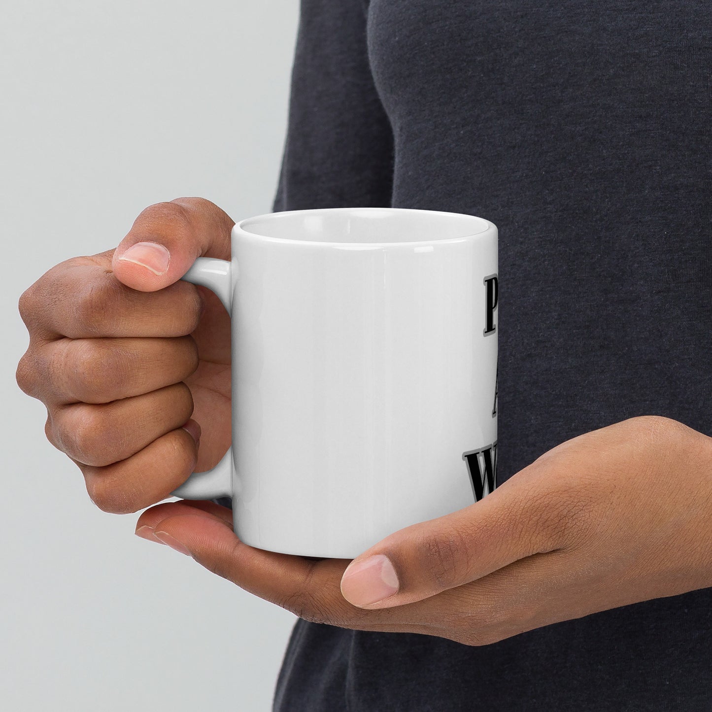 PIC at work White glossy mug