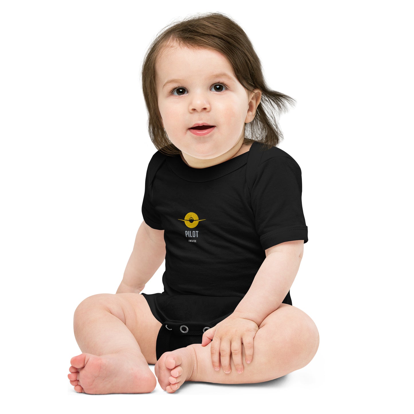 Baby short sleeve Pilot one piece
