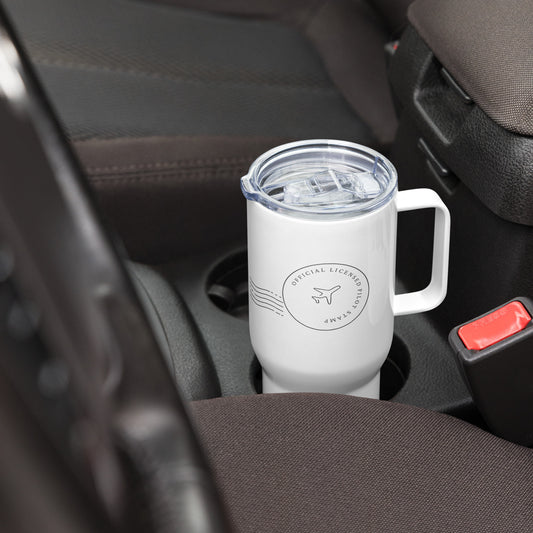 Pilot Stamped Travel mug with a handle